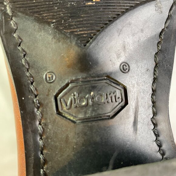 Abilene Men's Size 9D Cowboy Western Boots Brown Leather Vibram Sole - Picture 11 of 16